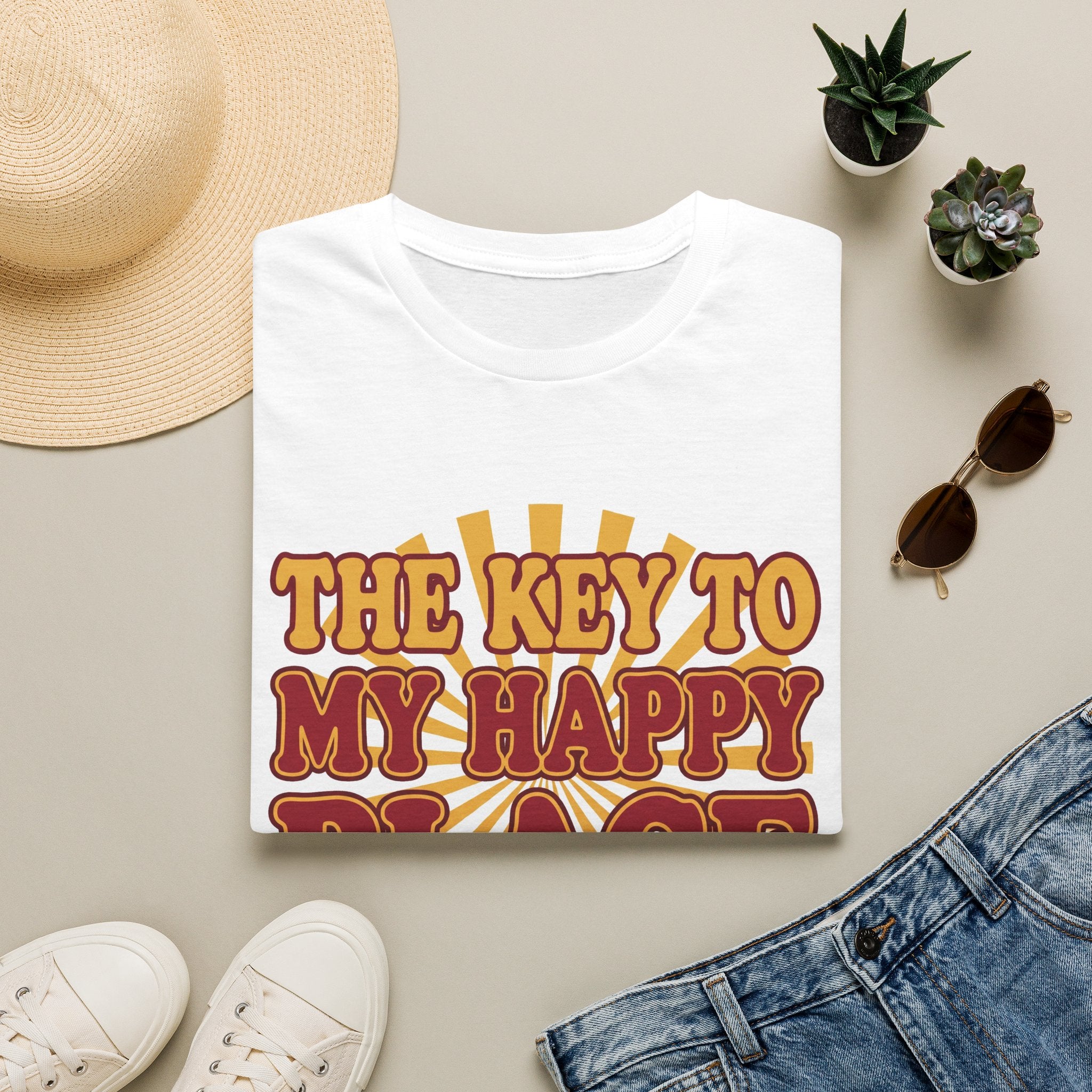 The Key to My Happy Place 4 T-Shirt