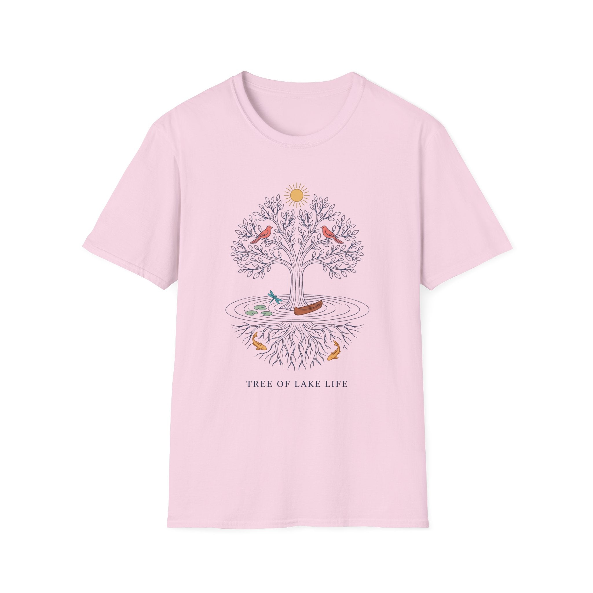 Tree of Lake Life Color T-Shirt