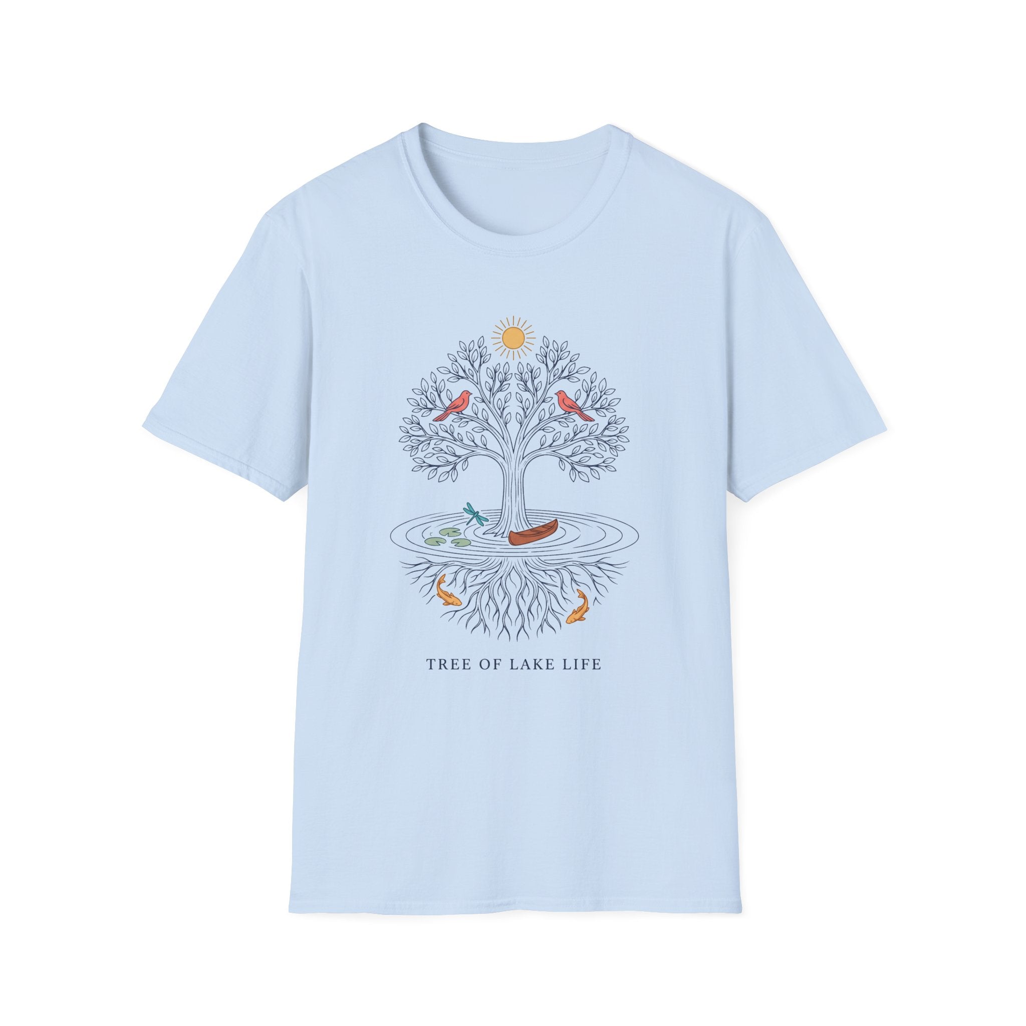 Tree of Lake Life Color T-Shirt