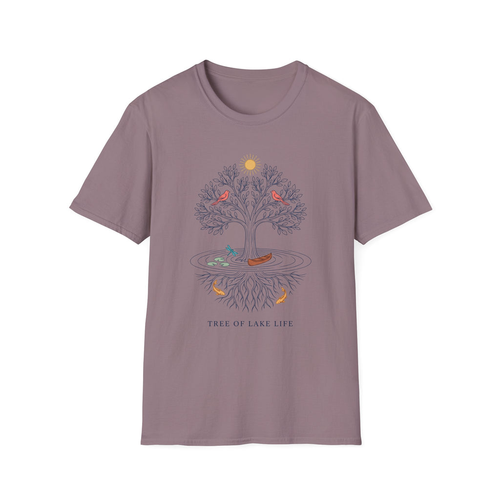 Tree of Lake Life Color T-Shirt