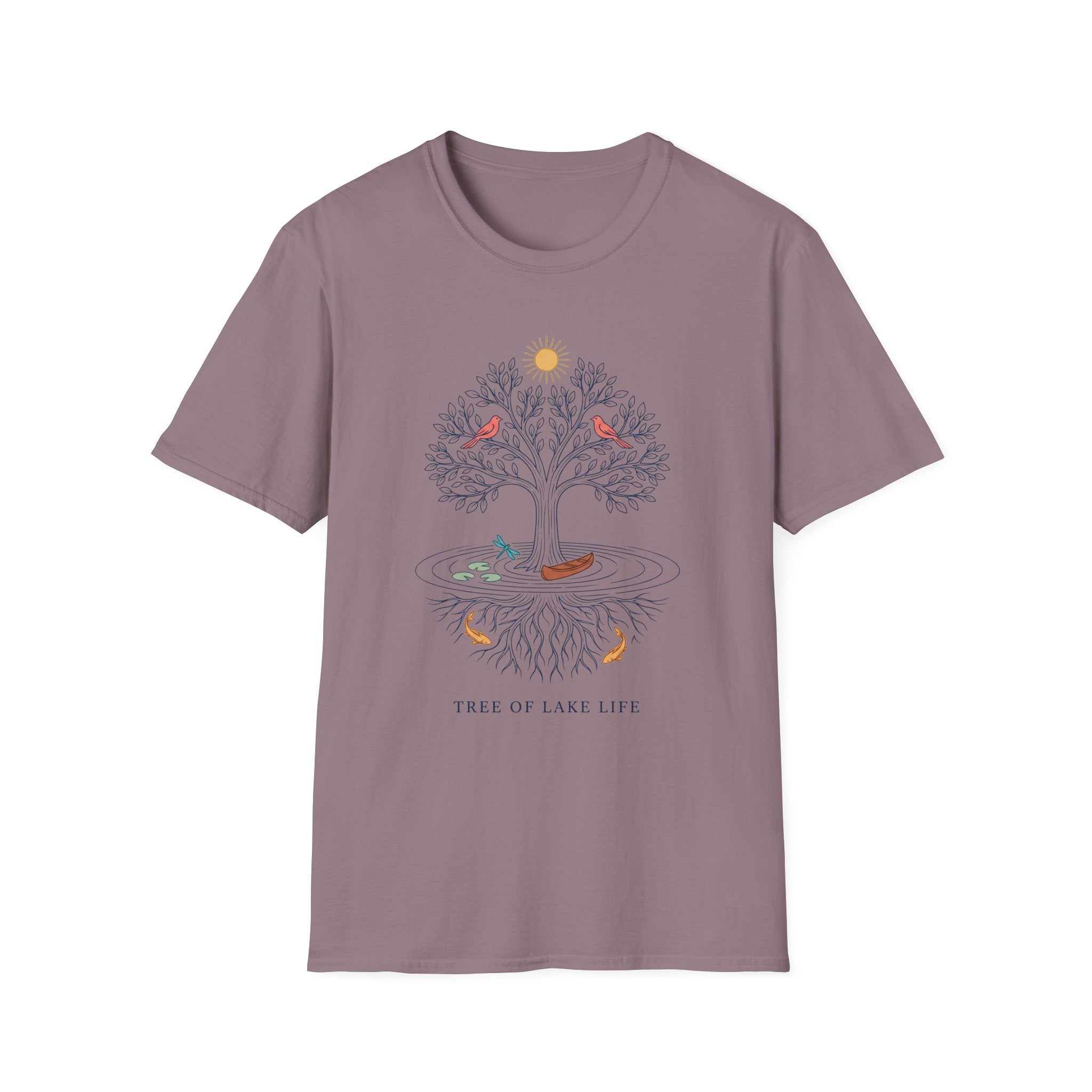 Tree of Lake Life Color T-Shirt