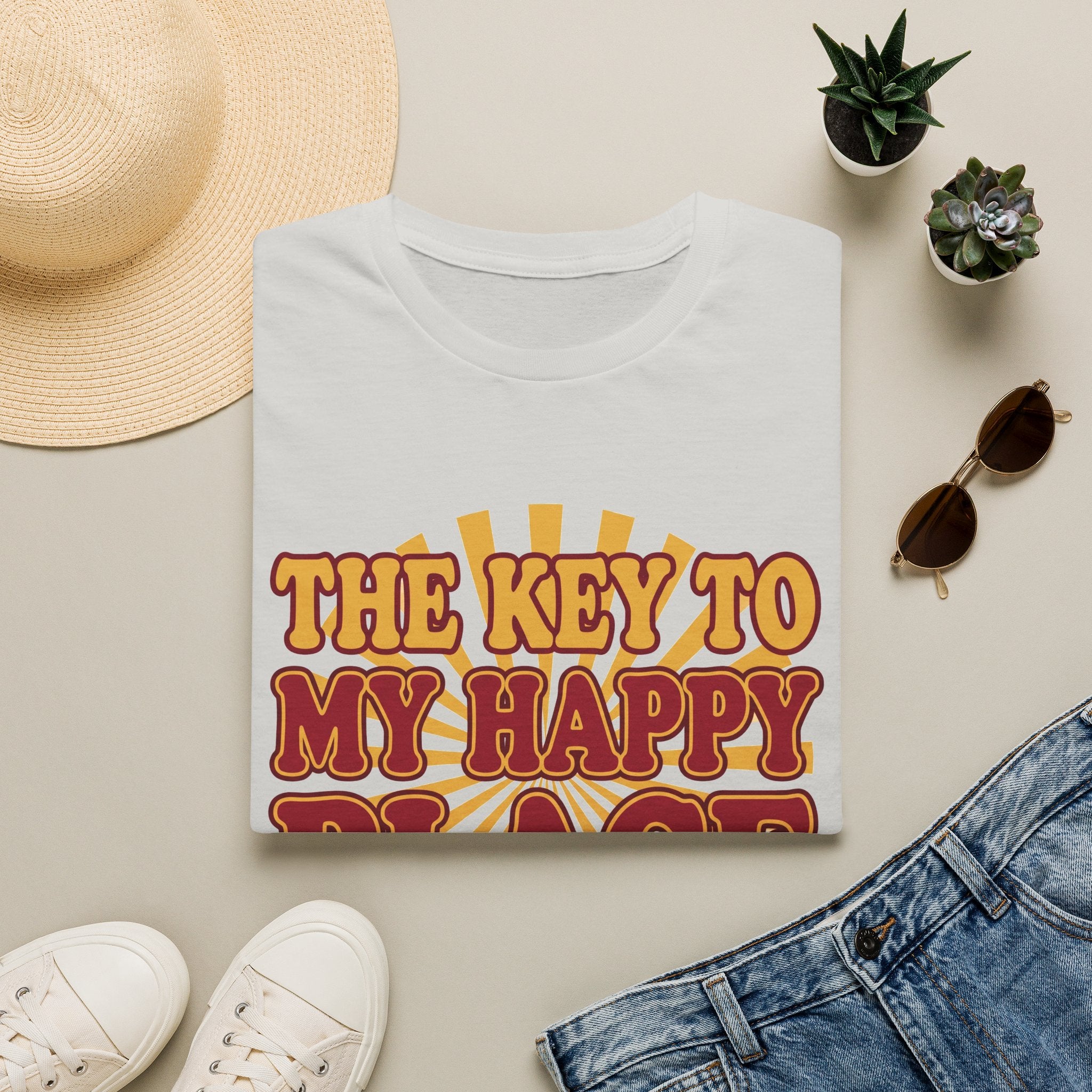 The Key to My Happy Place 4 T-Shirt