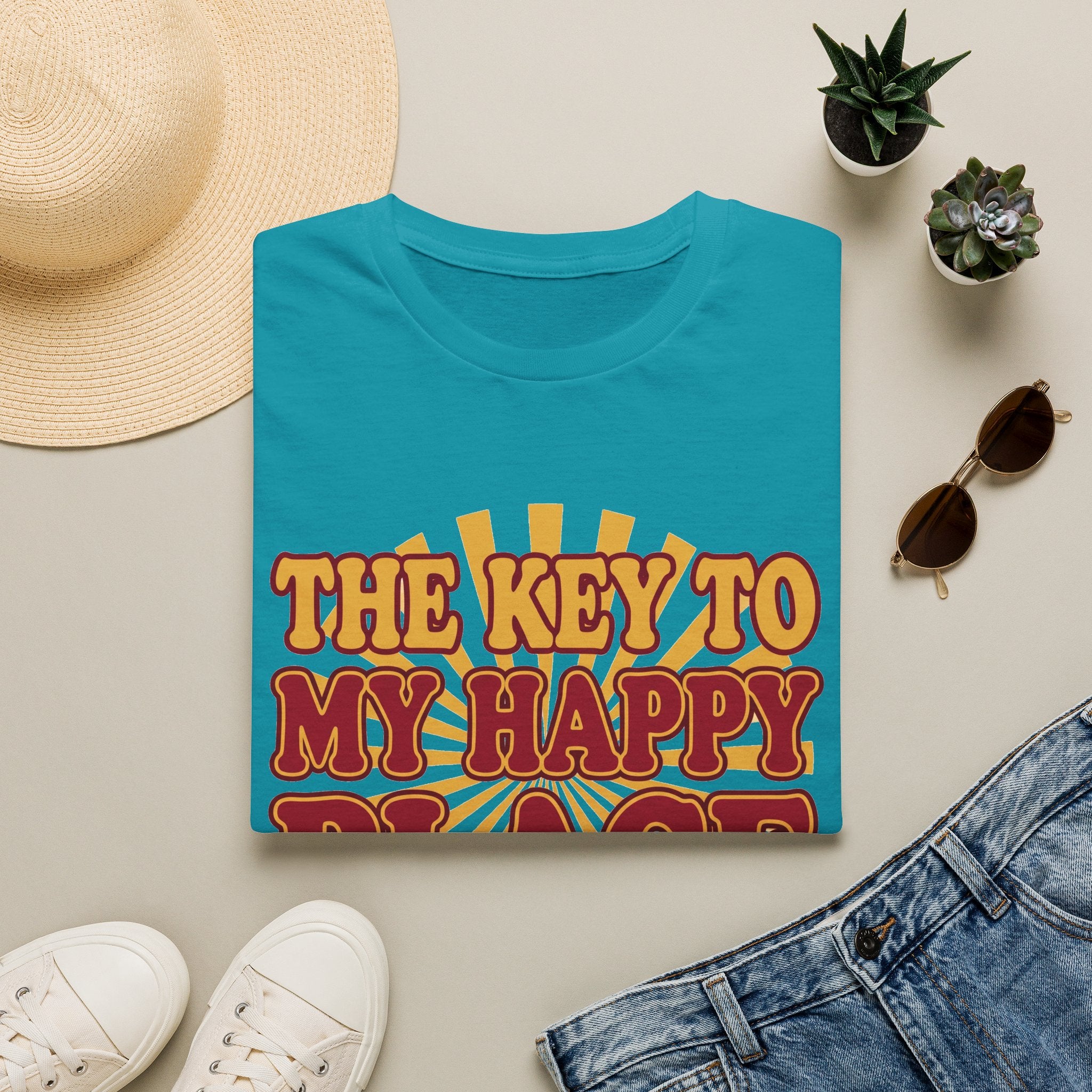 The Key to My Happy Place 4 T-Shirt