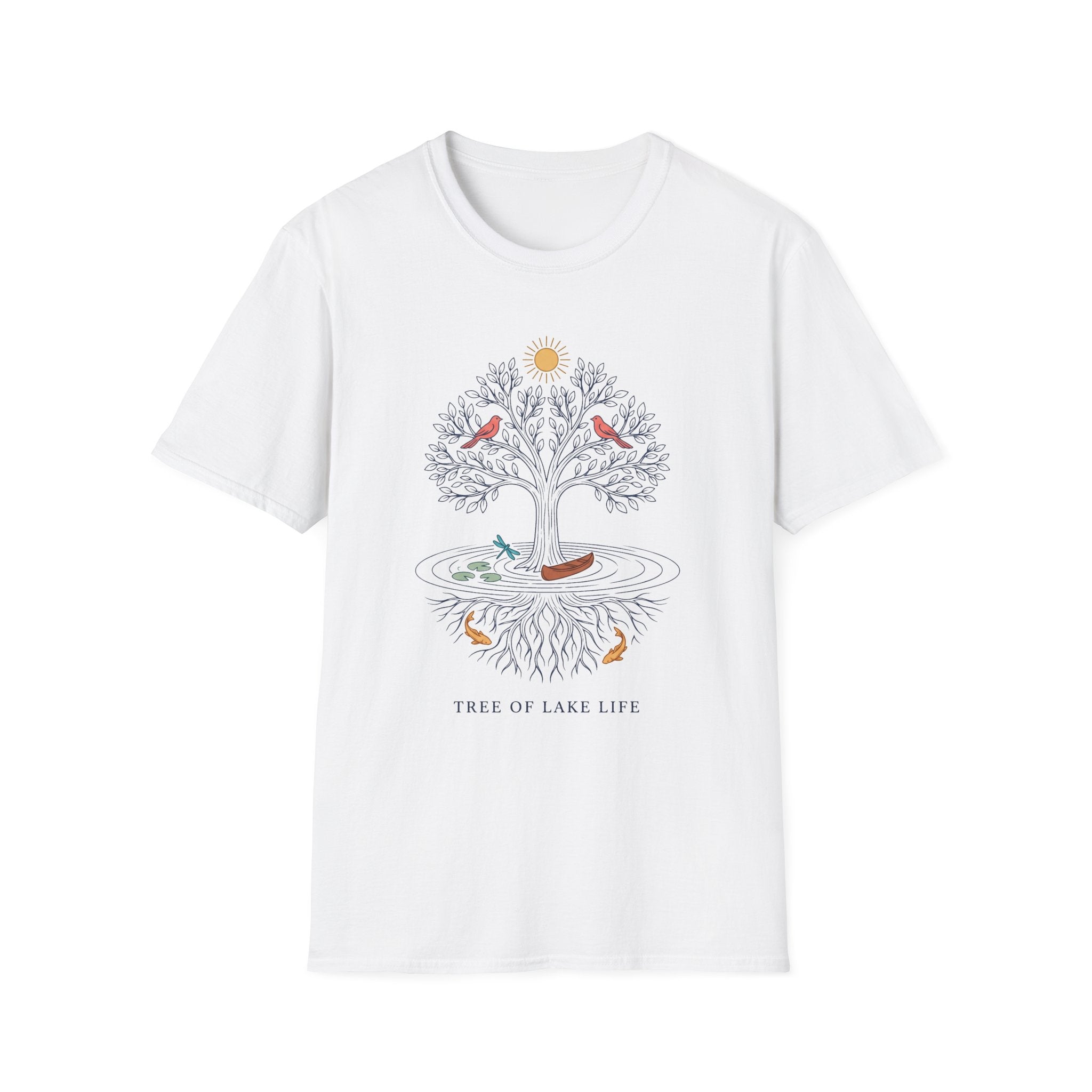 Tree of Lake Life Color T-Shirt