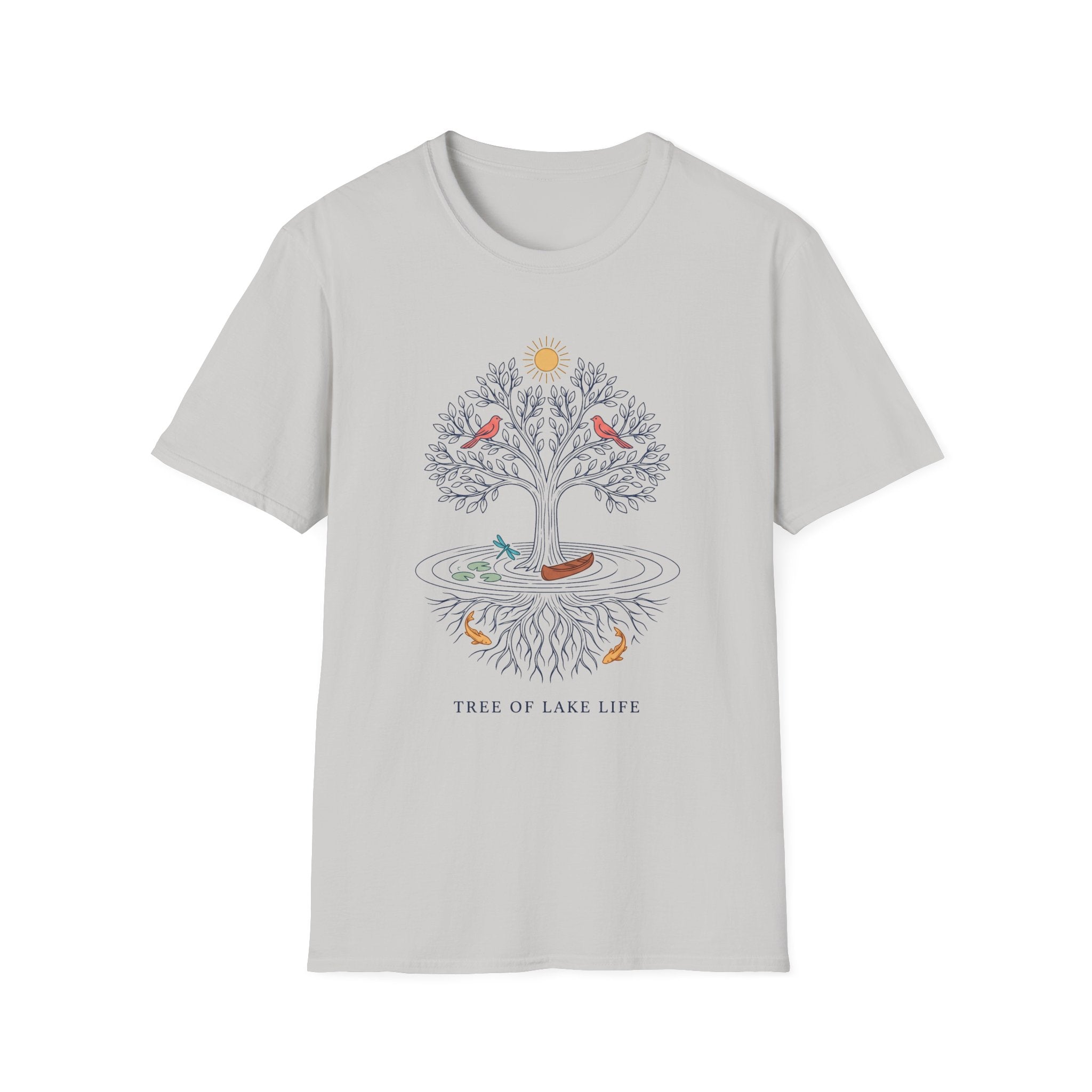 Tree of Lake Life Color T-Shirt
