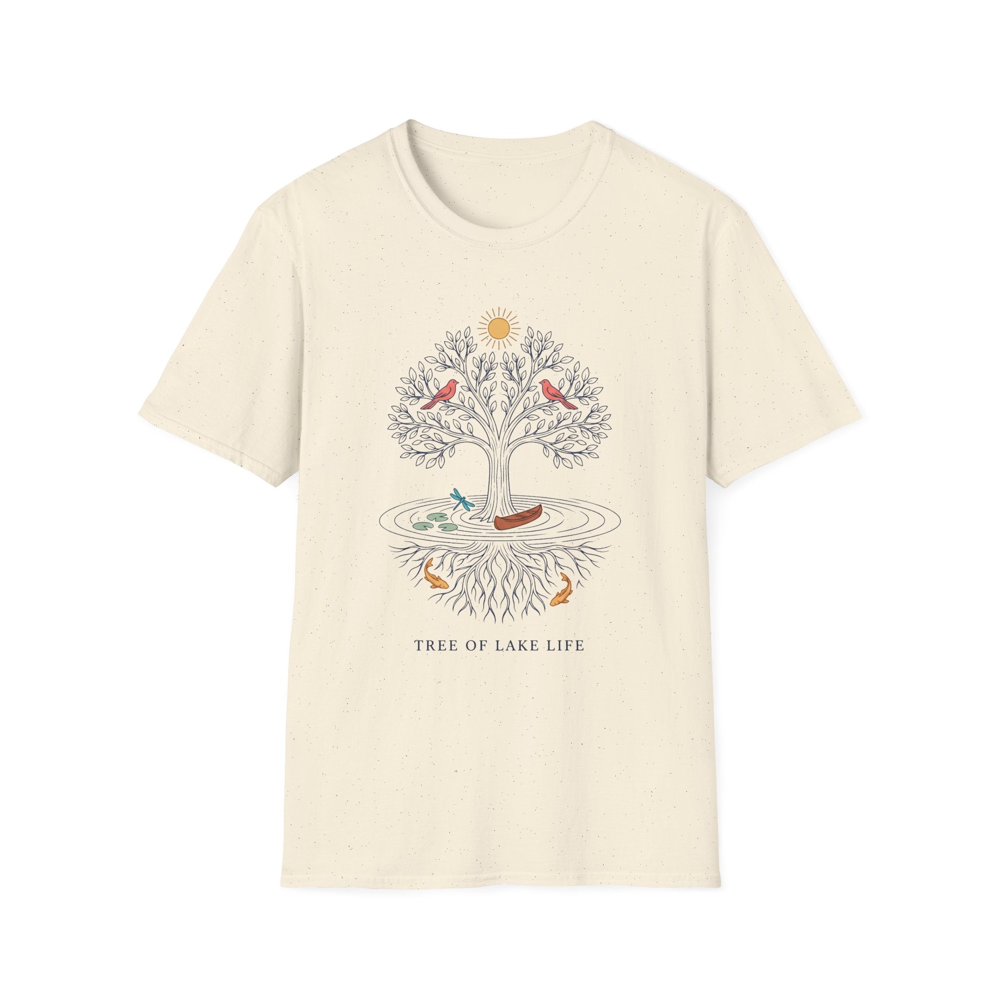 Tree of Lake Life Color T-Shirt