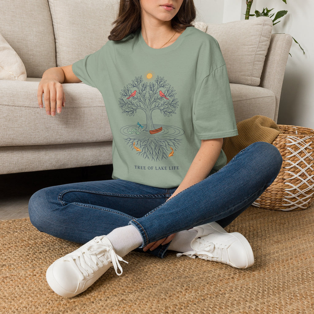 Tree of Lake Life Color T-Shirt