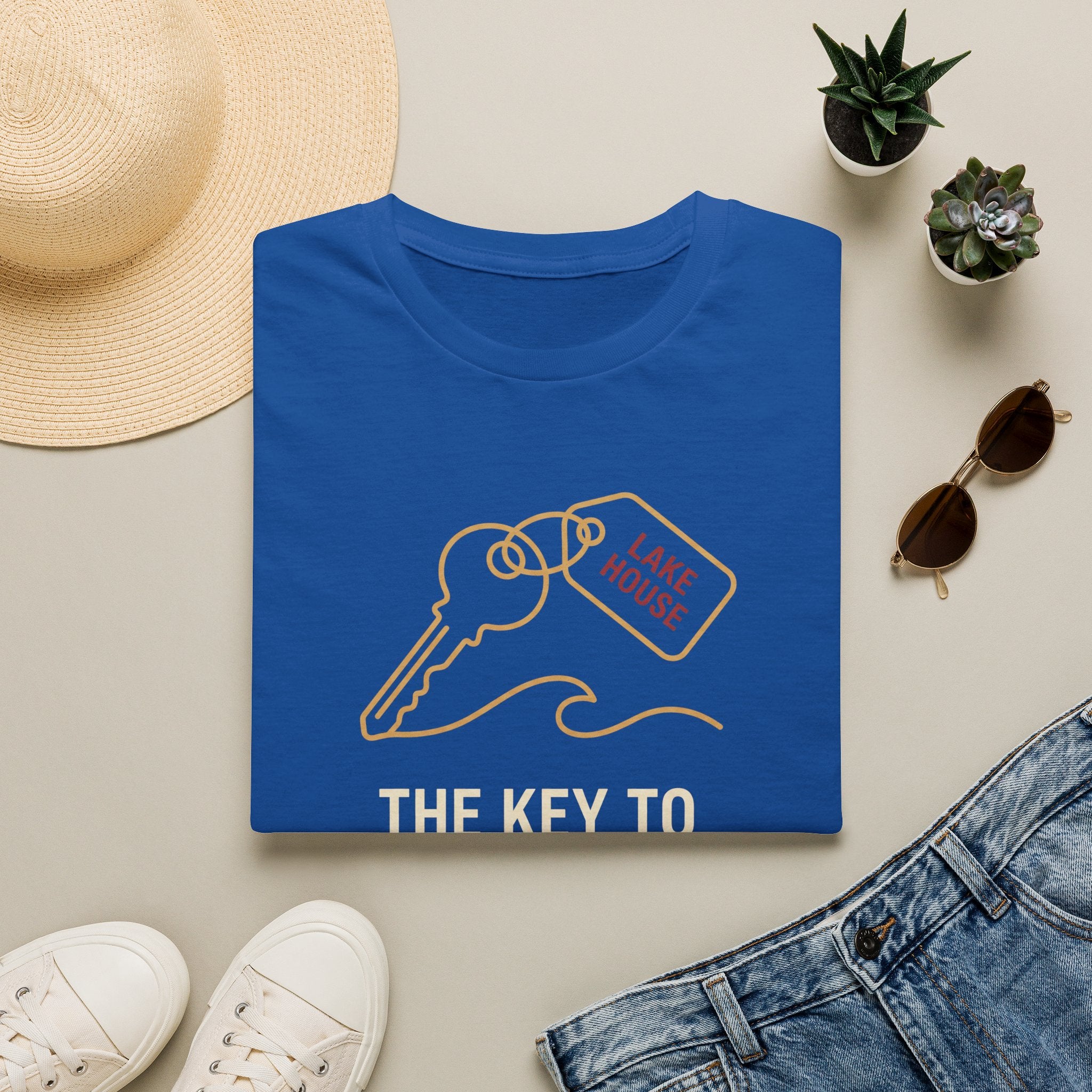 The Key to My Happy Place 7 T-Shirt