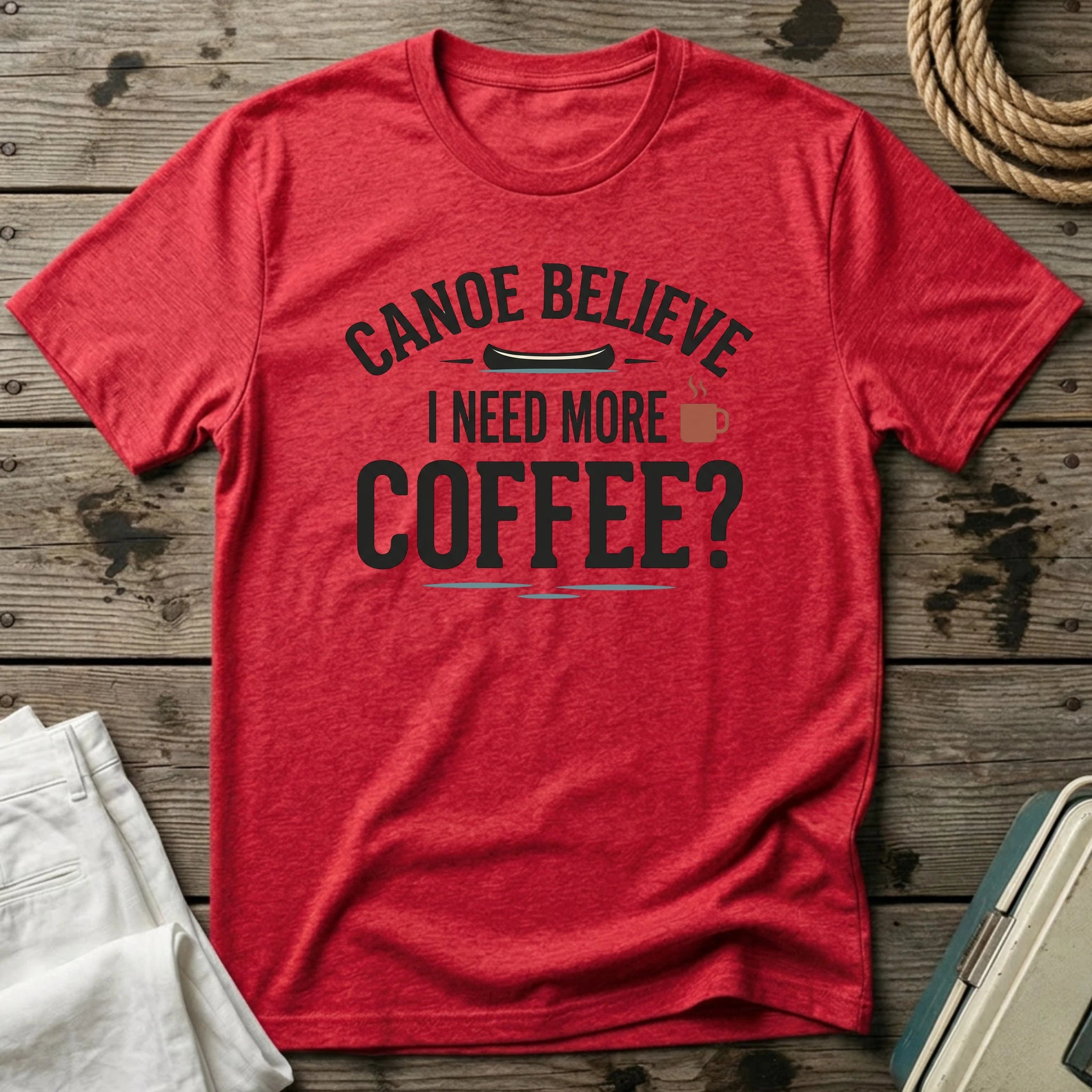 Canoe Believe I Need More Coffee T-Shirt