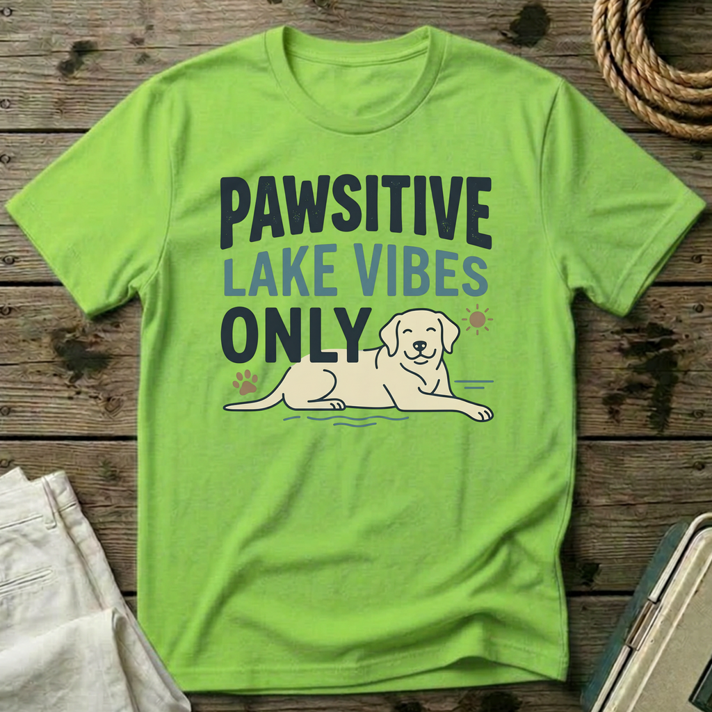 Pawsitive Lake Vibes Only T-Shirt