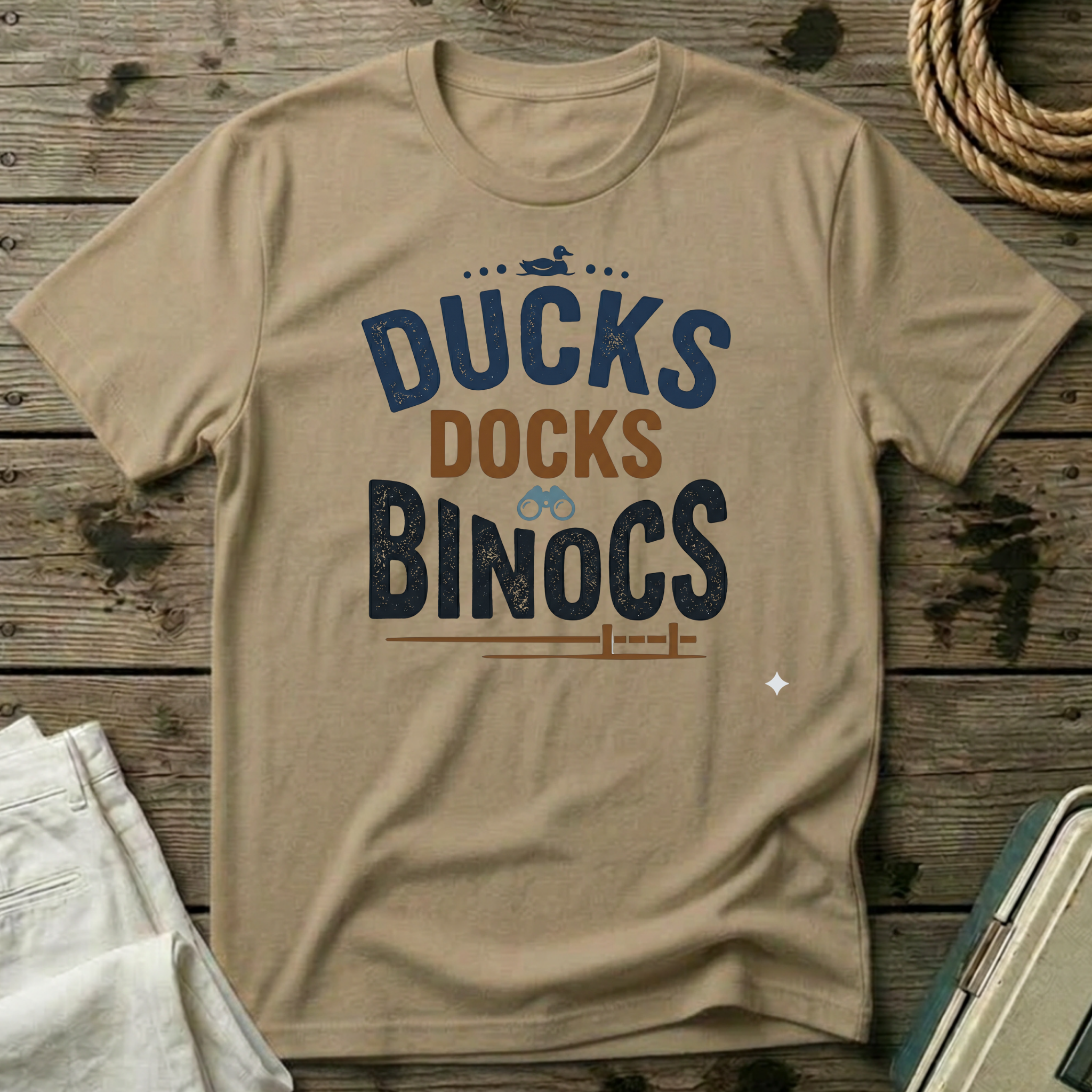 Ducks Docks Binocs T-Shirt