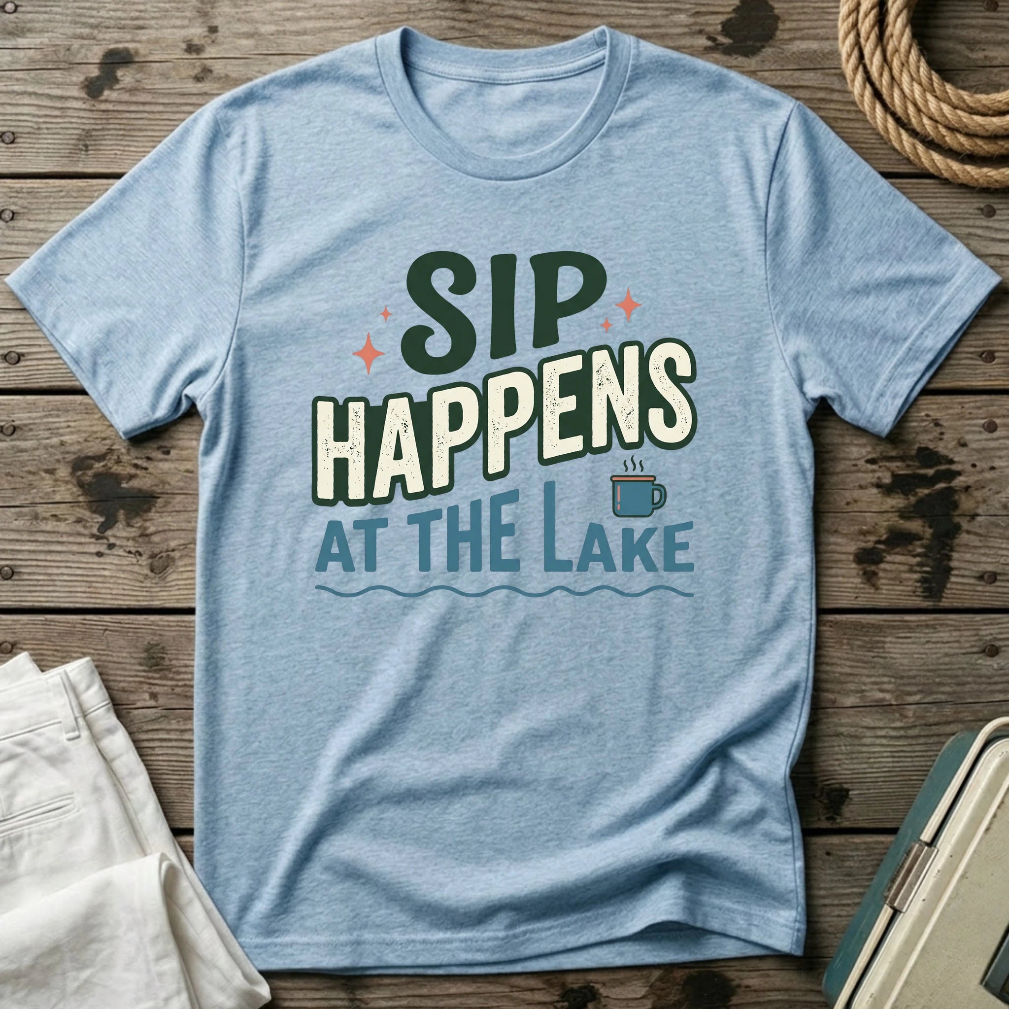 Sip Happens at the Lake T-Shirt