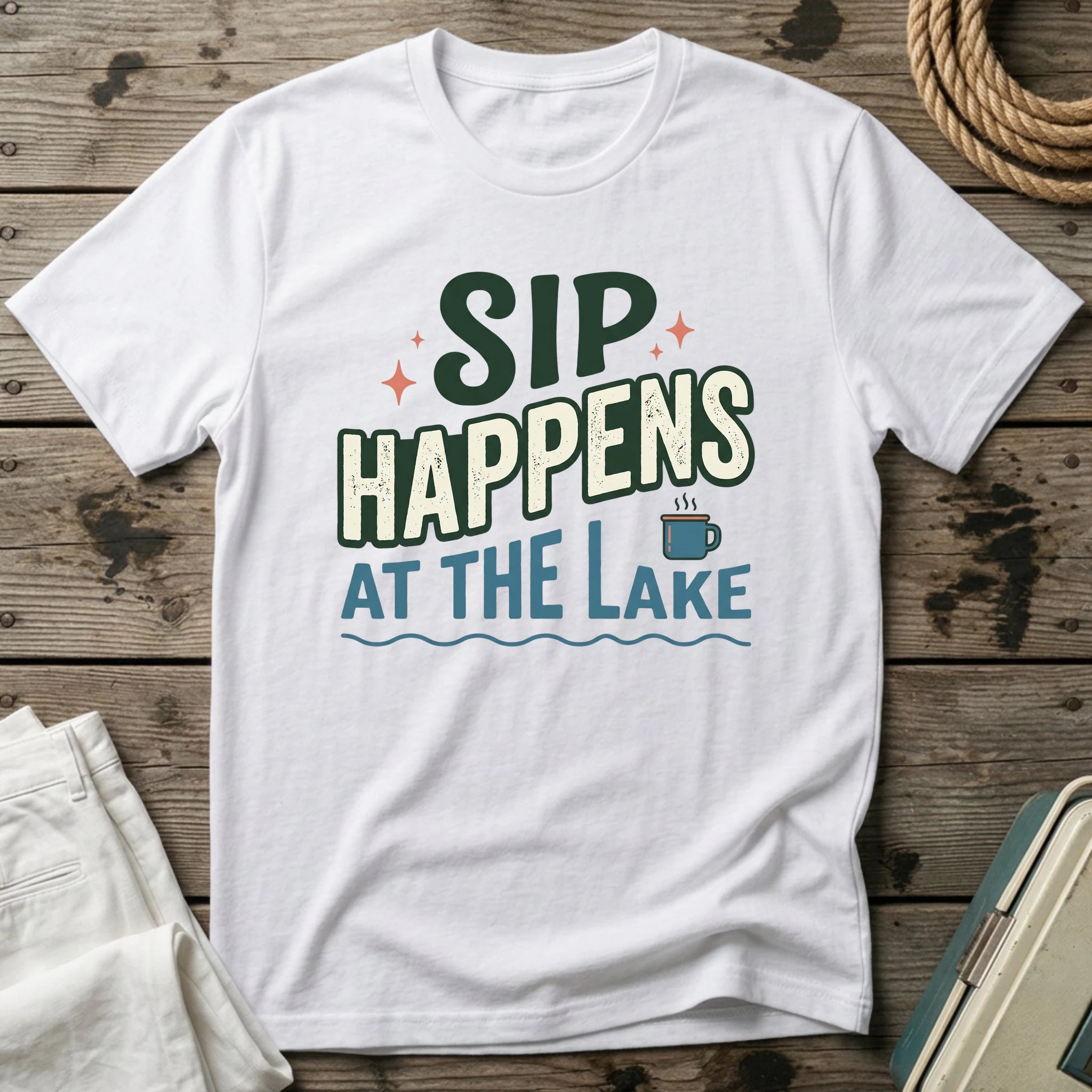 Sip Happens at the Lake T-Shirt