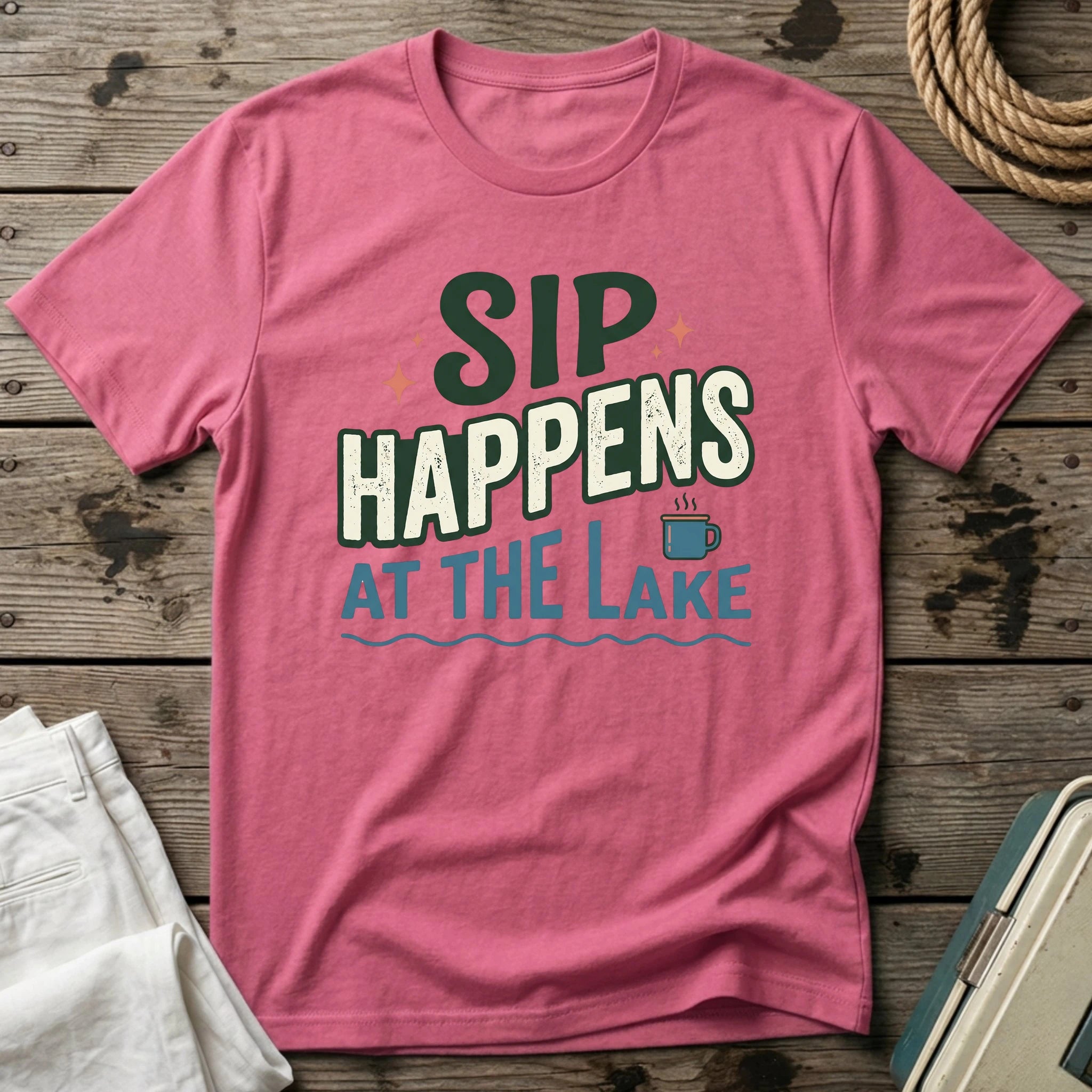Sip Happens at the Lake T-Shirt