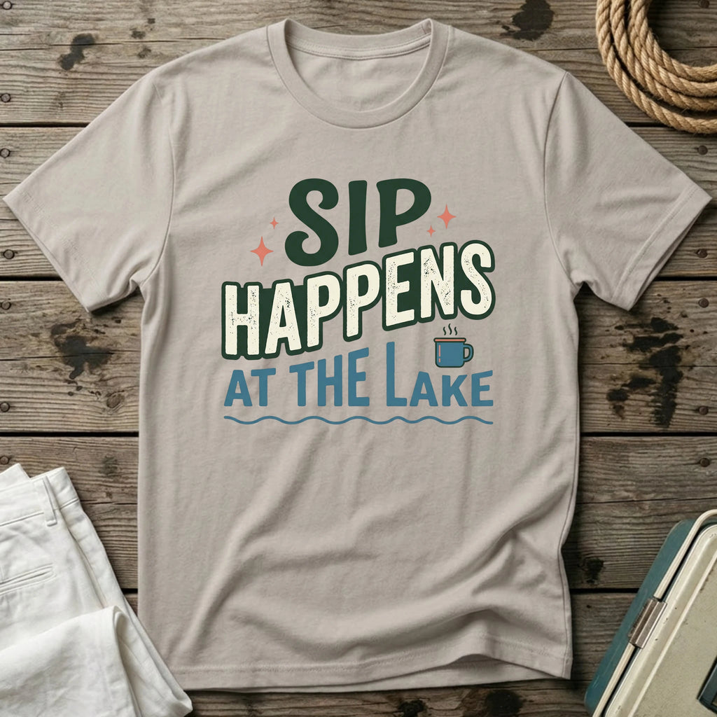 Sip Happens at the Lake T-Shirt