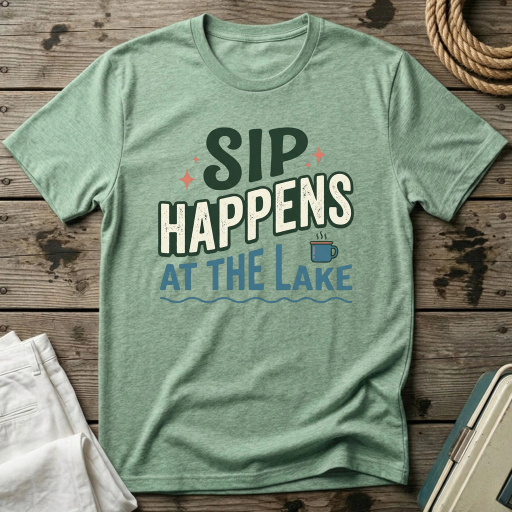Sip Happens at the Lake T-Shirt